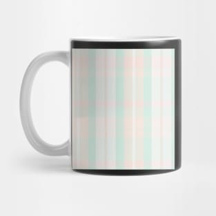 Pastel Aesthetic  Aillith 1 Hand Drawn Textured Plaid Pattern Mug